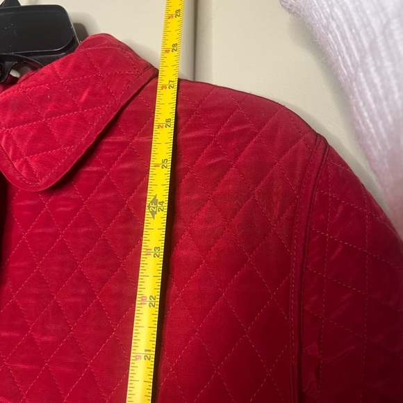 Vintage English Countryside Heritage Style Red Quilted Barn chore Jacket - Picture 14 of 14